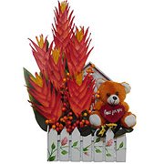 Fall in Love Artificial Flower Basket...