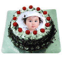 Adorned Ambrosia 1 Kg Black Forest Photo Cake...