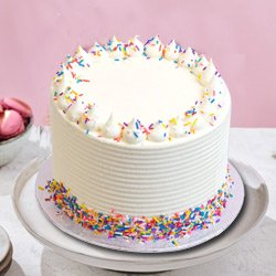 Spell-bounding Elegance 1 Lb Vanilla Cake from 3/4...