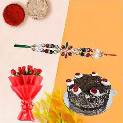 Beautiful Gift of Ambrosial Black Forest Cake acco...