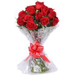 Premium Love 12 Red Roses Bunch...