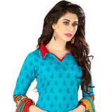 Trendy Chiffon and Cotton Printed Salwar Suit from...