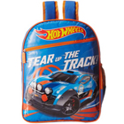Outstanding Blue N Orange Hot Wheels School Bag...