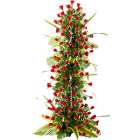 Fragrant Forever in Love 100 Red Roses Arrangement 3 - 4 ft High Fragrant Forever in Love 100 Red Roses Arrangement 3 - 4 ft High