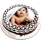 Texture-of-Pleasure 1 Kg Chocolate Photo Cake Texture-of-Pleasure 1 Kg Chocolate Photo Cake