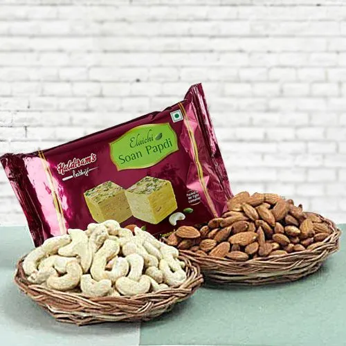 Delicious Haldirams Soan Papdi with Mixed Dry Fruits