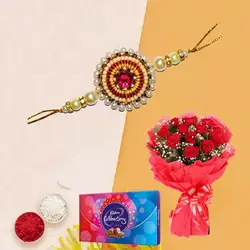 Celebrating with roses and Cadbury Celebrating with roses and Cadbury