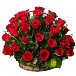 Artistic 24 Archangelic Red Roses with Pure Love Artistic 24 Archangelic Red Roses with Pure Love