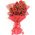 Magnificent Bunch of Gerberas in Red Colour Magnificent Bunch of Gerberas in Red Colour