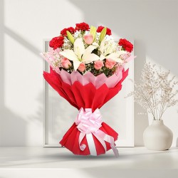Festal Bouquet of Stunning Blossoms Festal Bouquet of Stunning Blossoms