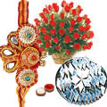 Holy Tie of Rakhi with Attractive Gifts Holy Tie of Rakhi with Attractive Gifts