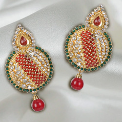 Lovely Earring Set Designed with Colorful Stones Lovely Earring Set Designed with Colorful Stones