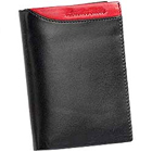 Genuine Leather Black Leather Wallet from Leather Talks for Men with Red Leather Style Patch Genuine Leather Black Leather Wallet from Leather Talks for Men with Red Leather Style Patch