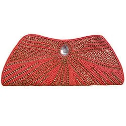 Deliver Stone Studded Clutch