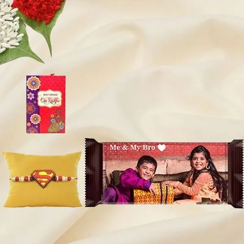 Endearing Personalized Choco Rakhi Surprise