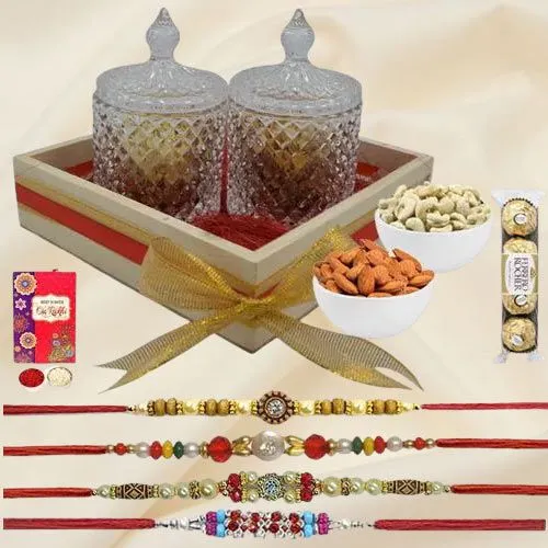 Designer Rakhi N Charmer Dried Nuts