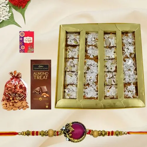 Savoury Sweets with Fancy Rakhi