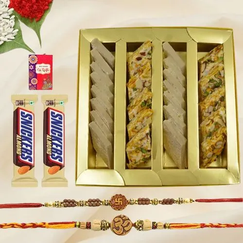 Auspicious Rakhi n Luscious Sweets