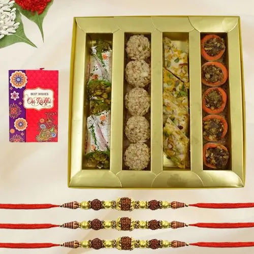 Rudrakhsha Rakhi n Sweet Carnival