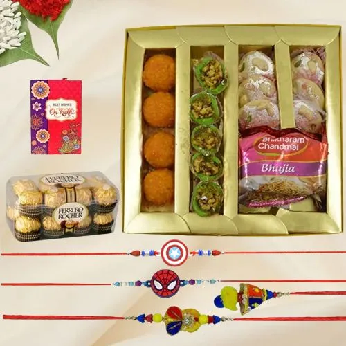 Family Rakhi n Awesome Sweetness