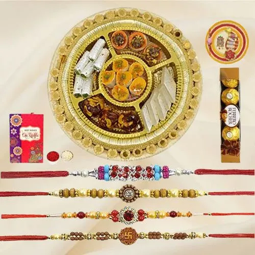 Sweet Trips with Fancy Rakhi