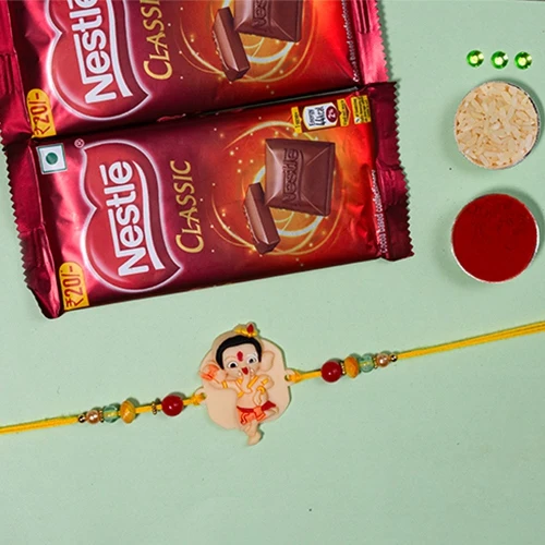 Bal Ganesha Rakhi N Chocolates Duo