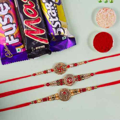 Sweet Rakhi Delight: A Bundle of  Indulgence