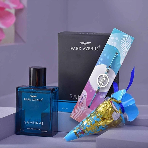 Outstanding Bro Rakhi Perfume Hamper