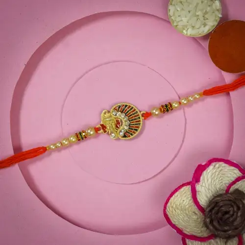 Traditional Ganesh Design Rakhi