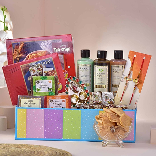 Wholesome Khadi Rakhi Hamper