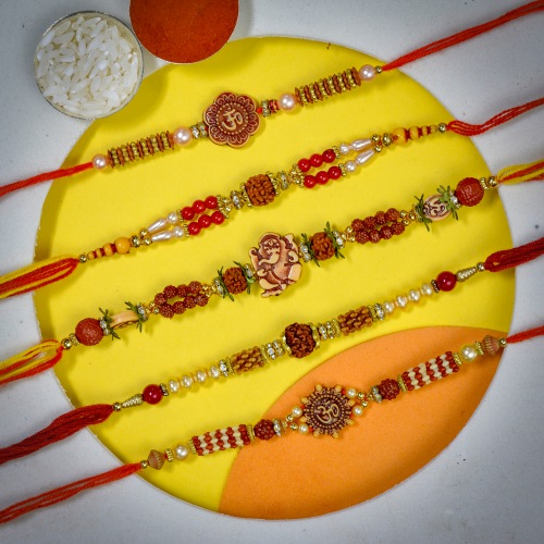 Holy Set of 5 Rakhi