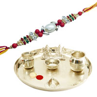 Amazing Silver Plated Pooja Thali on Raksha Bandhan Amazing Silver Plated Pooja Thali on Raksha Bandhan