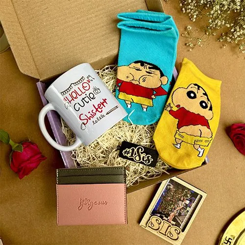 Cute Sis Essentials Personalized Gift Box