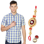Classic Appeal Peter England Shirt and Rakhi Duo Classic Appeal Peter England Shirt and Rakhi Duo