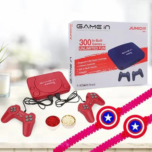 Captain America Rakhi with Video Game