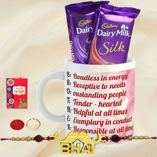 Mera Bhai Rakhi with Silk N 