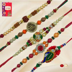 Refreshing Rakhi with Blissful Wishes Refreshing Rakhi with Blissful Wishes