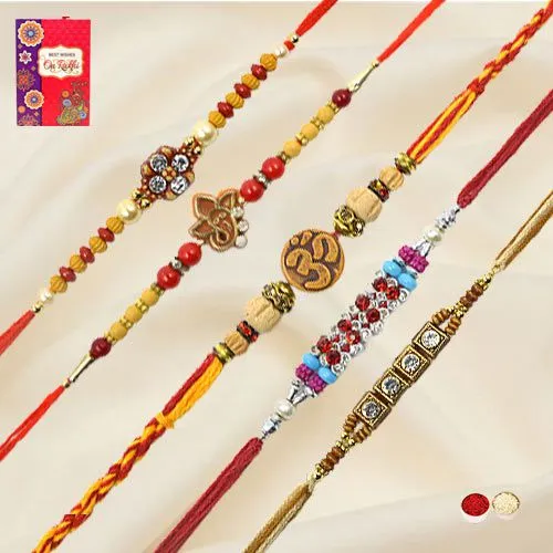 Showy Rakhi Color Combinations