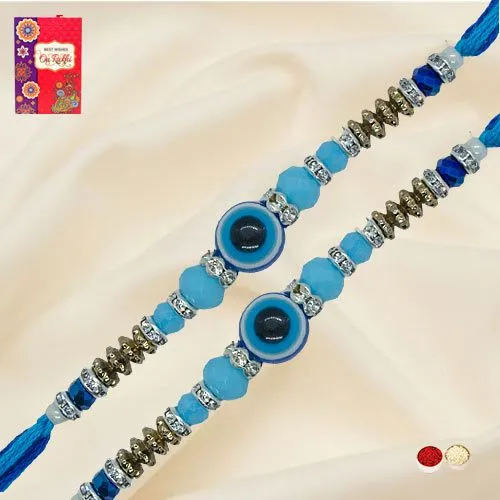 2 pcs Evil's Eye Rakhi - a Fengsui special rakhi