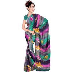 Attractive Women’s Printed Georgette Saree from Suredeal Brand Attractive Women’s Printed Georgette Saree from Suredeal Brand