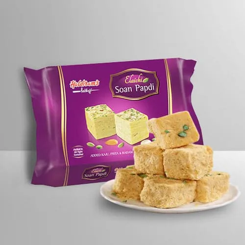 Soan Papdi from Haldiram