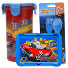 Delightful School Time Hot Wheels Tiffin Set Delightful School Time Hot Wheels Tiffin Set
