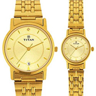 A nice golden chained pair watch from Titan Bandhan A nice golden chained pair watch from Titan Bandhan